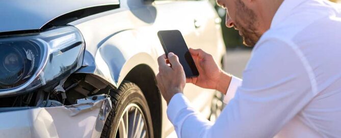 Take Photo of damage during an accident