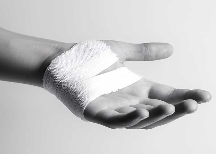 hand Injury, dog bite